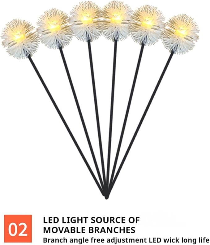 Solar Lamp Outdoor Courtyard Garden Decorative Lamp Villa Camping Yard Plug-in Lamp