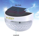 KBP Solar Fence Lights Outdoor Decorative Garden Lights Waterproof Wall Lights for Patio, Yard, Stairway (White) | Lumora