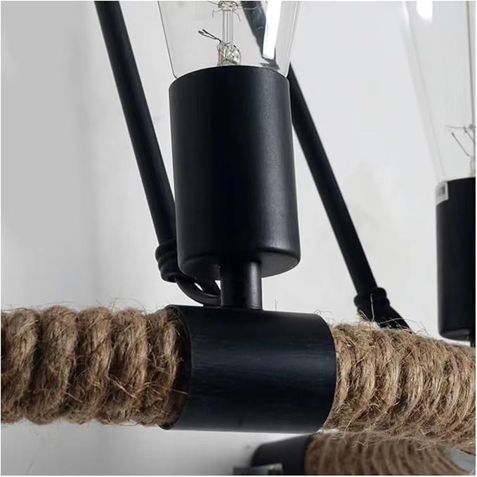 Vintage Retro Loft Rope Wall Lamp Bedroom Bedside Aisle Corridor Pub Balcony Bar Club Cafe Light Indoor Wall Sconce | Lumora