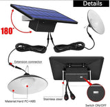 4 Head Solar Lights Waterproof Outdoor for Camping Garden Yard Solar Pendant Light Warm White/White Indoor Terrace | Lumora
