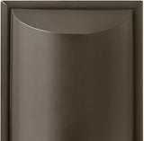 Hinkley Cascade Medium Wall Mount Lantern - Aluminum, 1-Light, Amber Etched Organic Rain Glass, Dark Sky - Bronze | Lumora
