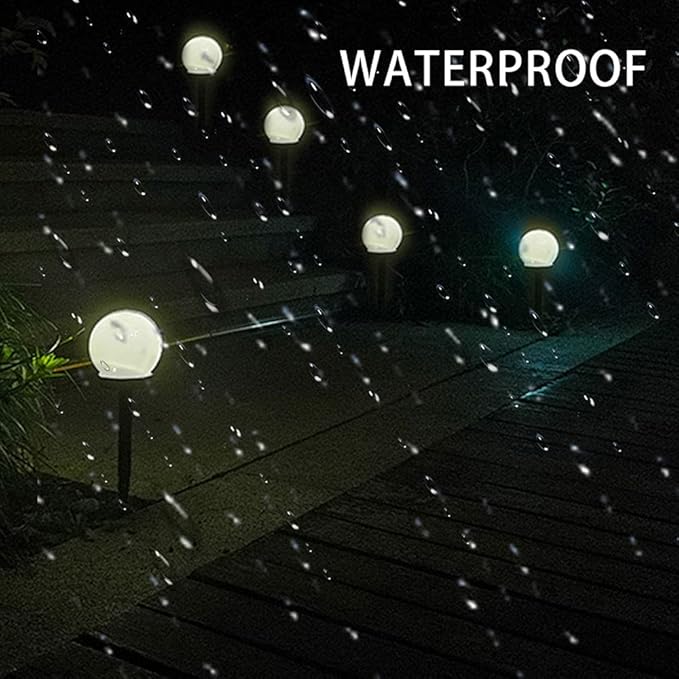 Solar Lights Outdoor 12 Pack Solar Pathway Lights Outdoor Waterproof LED Landscape Lights Solar Powered Outdoor Lights Solar Garden Lights for Pathway Walkway Yard