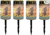 Western Aztec Horse Solar Light for Garden Yard,Horse Solar Pathway Lights Outdoor Waterproof Landscape Lighting | Lumora