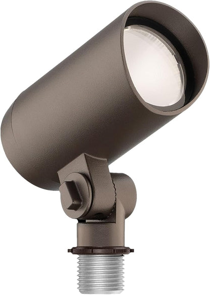WAC Limited Landscape Lighting 12V Accent and Spot Light 60 Degree Wide Beam Angle with 5-CCT Selectable in Bronze