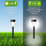 Moonrays Solar Pathway Lights Outdoor, Bright Solar Power Outside Garden Light, Emits 1x White LED (3 Lumen) with | Lumora