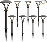 GOODSMANN Landscape Lighting Low Voltage Path Lights 1 Watt LED 60 Lumens Landscape Lights with Metal Stake | Lumora