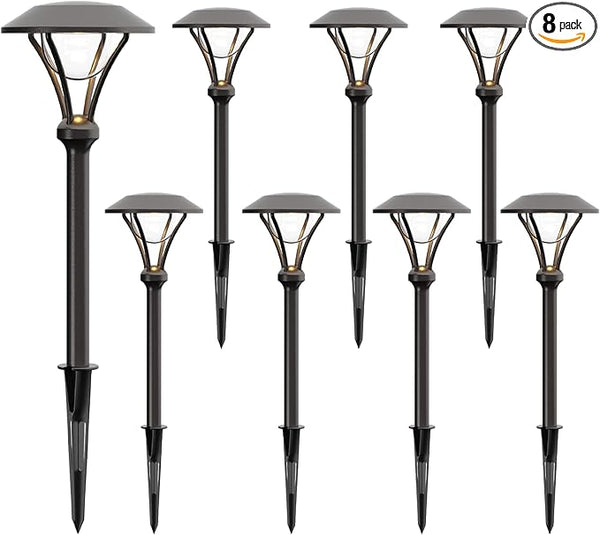GOODSMANN Landscape Lighting Low Voltage Path Lights 1 Watt LED 60 Lumens Landscape Lights with Metal Stake | Lumora