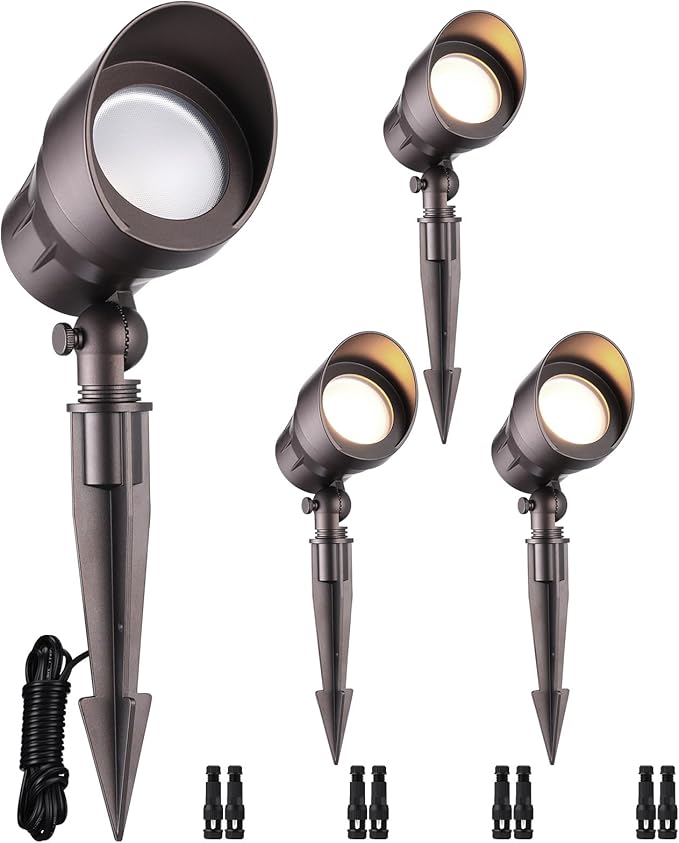 LEONLITE Low Voltage LED Landscape Spotlight, 5W 12V Pathway Lights Outdoor, CRI90, Aluminum Spot Lights for | Lumora