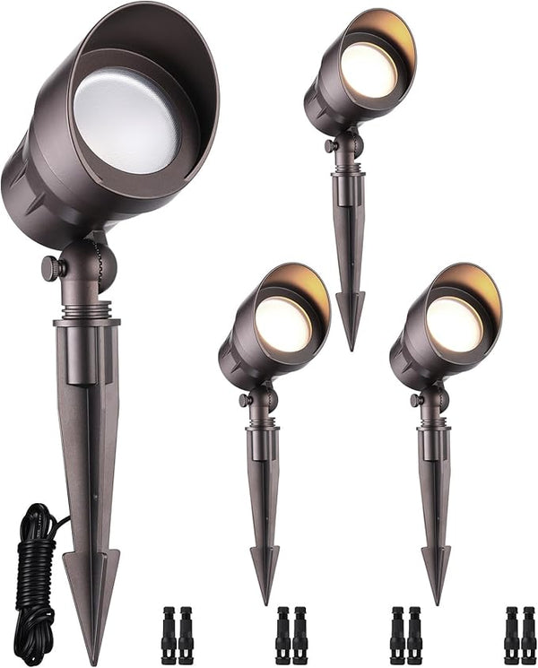 LEONLITE Low Voltage LED Landscape Spotlight, 5W 12V Pathway Lights Outdoor, CRI90, Aluminum Spot Lights for | Lumora