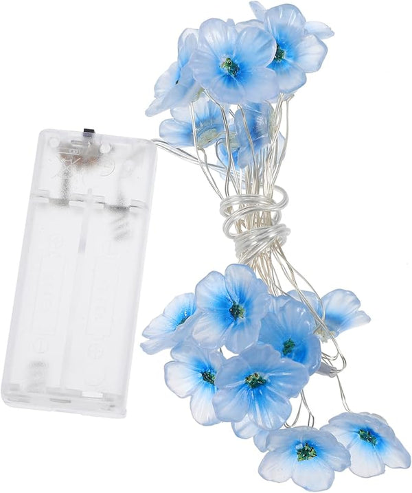 1set Led Battery Peach Blossom String Lights Flower Shaped Lamps Decorative Outdoor String Lamp for Garden Party | Lumora