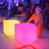 15-in LED Cube Chair Lights, 16 RGB Colors Changing Light Up Cubes w/Remote, Versatile LED - Outdoor Wall Light | Lumora