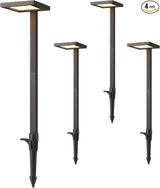 EDISHINE Low Voltage Landscape Lighting, 5.6W 151LM 3000K 50,000 Hrs Waterproof LED Pathway Lights, 12V Aluminum | Lumora