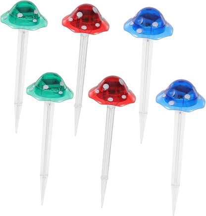 6Pcs Solar Powered Mushroom Lights for Garden Outdoor LED Landscape Lighting Waterproof Solar Pathway Lights for Patio and Lawn Decor