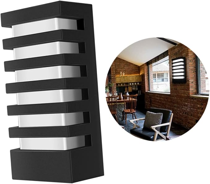 Uonlytech 15w Cob Led Wall Light Modern Aluminum Fixture for Use Rated Easy to Install Warm White Sconce for Porch Garden Corridor Bar Cafe Lighting