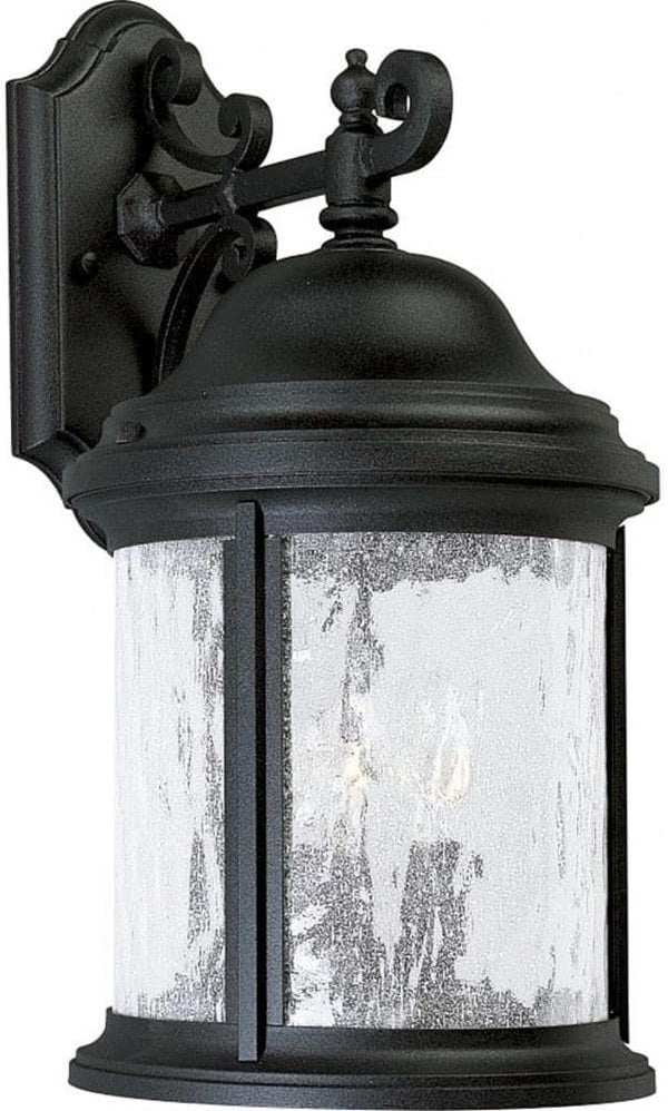Progress Lighting Ashmore Collection 3-Light Water Seeded Glass New Traditional Outdoor Medium Wall Lantern Light | Lumora
