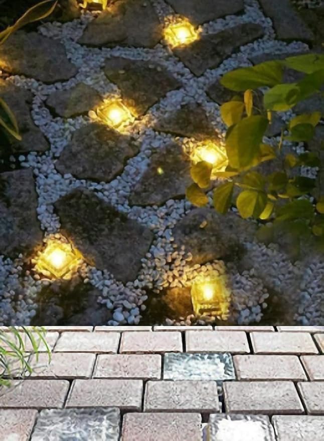 4Pcs Solar Garden Lights Outdoor Color Warm Decorative Ball Solar Lights for Patio/Lawn/Yard/Path/Christmas