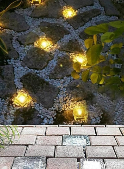 4Pcs Solar Garden Lights Outdoor Color Warm Decorative Ball Solar Lights for Patio/Lawn/Yard/Path/Christmas