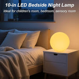 10 In LED Globe Light w/Remote, 16 RGB Colors 4 Modes & 8 Dimmable Brightness LED Ball Light Sphere Lamp | Lumora