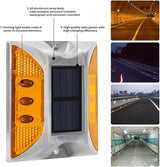 Solar Raised Pavement Marker High Brightness IP68 Waterproof Reflective Road Marker Solar Driveway Dock Lights | Lumora