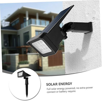 POPETPOP Solar-Powered Garden Stake Light Led Outdoor Night Light Ground Pathway Lamp Solar Projection Lamp Eco-Friendly