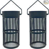 2 Pack Solar Lantern Lights, Decoration Ambient Lamp Solar Powered for Garden,Yard - Outdoor Lighting Accessory | Lumora