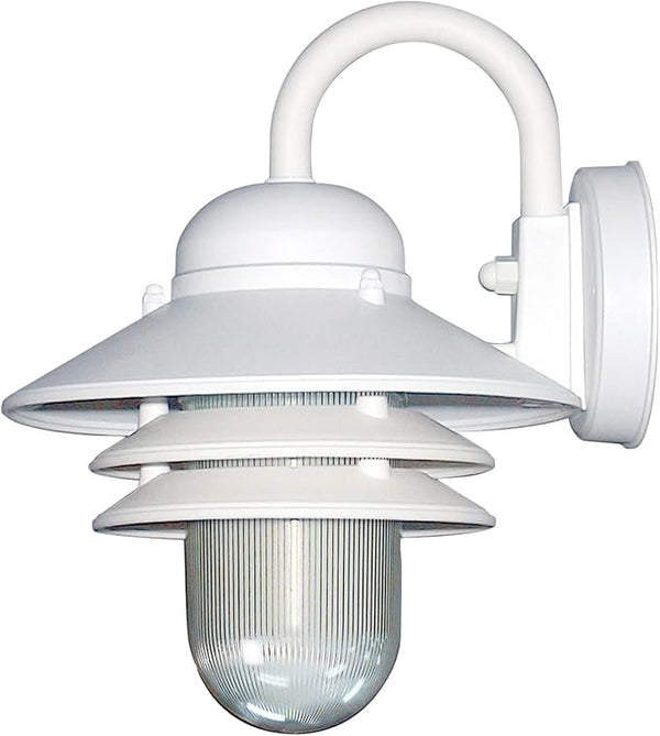 Sunlite 41367-SU Nautical Style Outdoor Wall Fixture, Medium Base Socket (E26), Weatherproof Polycarbonate | Lumora