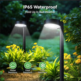 12 Pack Solar Pathway Lights Outdoor, 12 Brighter LED Solar Lights Outdoor Waterproof, Up to 12 Hrs Modern Path | Lumora