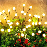 Solar Lights Outdoor Waterproof, 2 Packs 16LED, Solar Garden, Patio, Garden Decor, Patio Decor, Firefly Outdoor | Lumora
