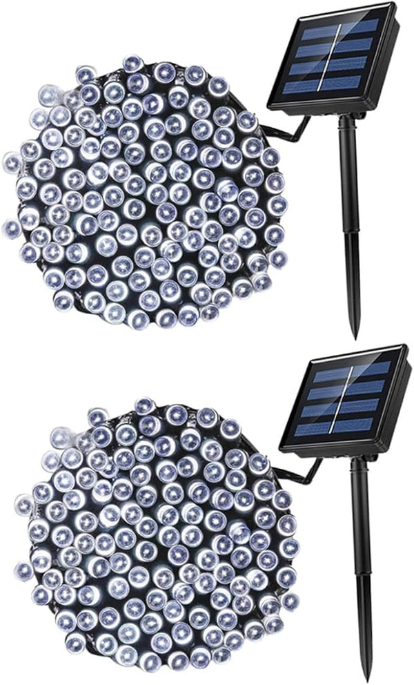 Lurrose 2sets Led Bead Solar Powered Outdoor String Lights Garden Xmas Tree Decorative Lamps Led Outdoor Lights for | Lumora