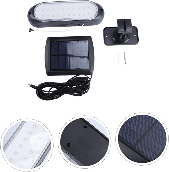 DOITOOL 2pcs Solar String Lights with Extension Cable Patio Lights Energy-Saving for Room and Bedroom Decor