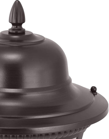 Progress Lighting Westport Collection 2-Light Clear Seeded Glass Traditional Outdoor Medium Wall Lantern Light Antique Bronze