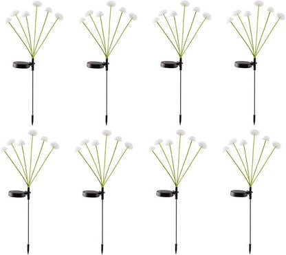 LED Solar Garden Lights Mushroom, Waterproof Solar Pathway Lights Outdoor, for Patio, Festival, Wedding, Party Decor Jellyfish Ambiance