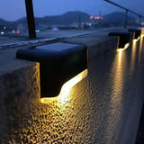5pcs Outdoor Solar Step Lights Waterproof LED Deck and Corridor Lights with Warm White Glow for Garden Fence Patio | Lumora