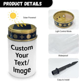 Custom Your Text/Image Solar Pathway Lights Outdoor Solar Lights Waterproof Garden Stake Lights LED Solar Lantern | Lumora