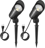 LOTMOS 30W Flag Pole Lights, 2 Pack Dusk to Dawn LED Spot Outdoor with 9.68FT Cord, 120V Plug in 6000K Ultra Bright | Lumora