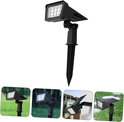 POPETPOP Solar-Powered Garden Stake Light Led Outdoor Night Light Ground Pathway Lamp Solar Projection Lamp Eco-Friendly
