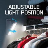 Energizer Swivel LED Touch Light, Battery Operated, 35 Lumens, Wireless LED Closet - Outdoor Lighting Accessory | Lumora