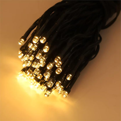 Alvinlite Outdoor Lights Christmas Tree LED Hanging Decoration String100 Light Chips Solar Power Ultra Length Ornaments for Patio, Garden Wedding Christmas Halloween Birthday Party