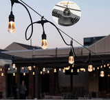 164FT Outdoor String Light Hanging Kit - Heavy Duty Black Vinyl-Coated Stainless Steel Wire Rope with Turnbuckles | Lumora