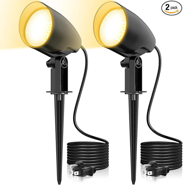 ZZXX 20W Outdoor Spotlight LED Landscape Lighting 120V Pathway Lights IP66 Waterproof Aluminum Yard Spot Lights | Lumora