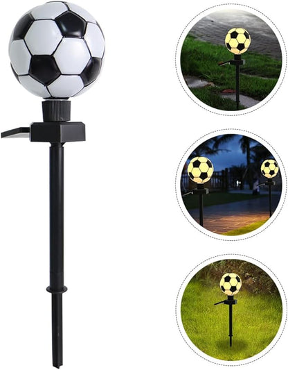Decorative Solar Garden Stake Light Soccer-Shaped Lawn Decor Led Outdoor Landscape Lighting Energy-Saving Decorative