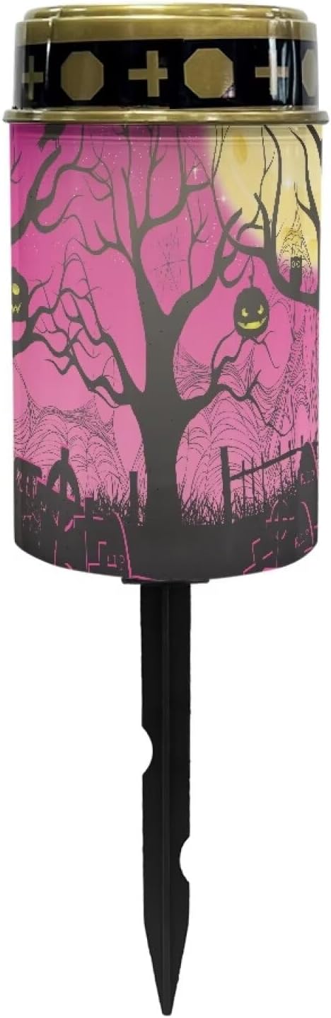 Dead Tree Cemetery Solar Powered Lights Auto On/Off Solar Garden Stake Lights Landscape Lights Cemetery Decorations for Grave Outdoor Lights for Loss of Loved One