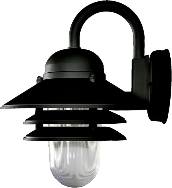 Sunlite 41370-SU Nautical Style Outdoor Wall Fixture, Medium Base Socket (E26), Weatherproof Polycarbonate | Lumora