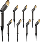 GOODSMANN Landscape Lighting 12V AC Spotlights 8PK 3W LED Landscape Lights 100 - Outdoor Security Flood Light | Lumora