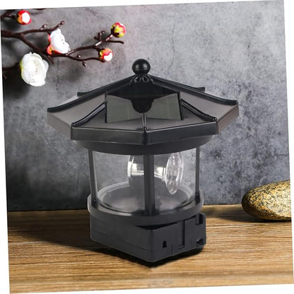 Solar Lighthouse Rotating Lamp Led Solar Powered Outdoor Garden Light for Decorative Lighting