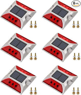Solar Raised Pavement Marker High Brightness IP68 Waterproof Reflective Road Marker Solar Driveway Dock Lights | Lumora