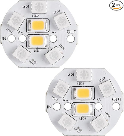 Gen2 Replacement LED Bulb Chips for RGB Color-Changing Outdoor String Lights – 2 Individual Chips