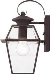Livex Lighting 2181-07 Westover 1-Light Outdoor Wall Lantern, Bronze | Lumora