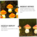 BESTonZON Solar LED Garden Mushroom Light Waterproof Solar Pathway Lights for Lawn and Patio 10-Piece Set of | Lumora