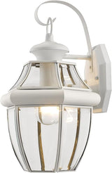 Livex Lighting 2151-03 Outdoor Lighting, 13" x 8.5" x 8.5", White | Lumora